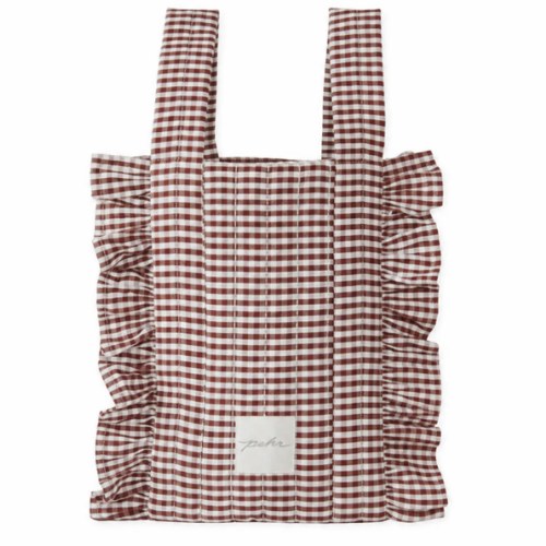 Gingham Stroller Bag - Mulberry