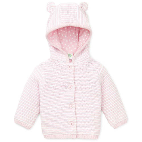 Pink Textured Hoodie