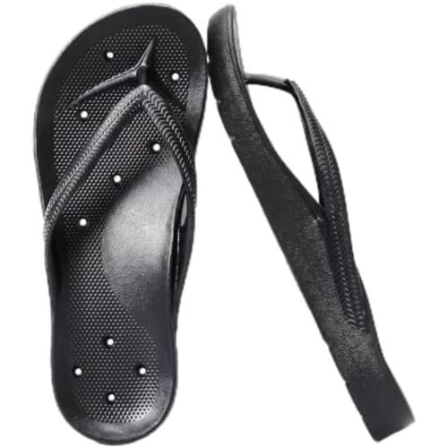 Shower Flip Flops with Arch Support for Women Men, Bath Slippers