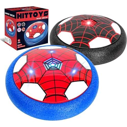 Amazon.com: HitToys Hover Soccer Ball Toys for Kids, 2 Pack Indoor Floating Soccer Ball | Colorful LED Effects, Soft Foam Bumper, Smooth Hovering Action, Indoor Active Play, Family Playtime, Birthday Surprise