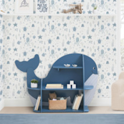 Delta Children Bookcase - Whale