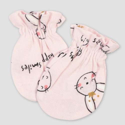 Gerber Baby Girls' 3pk Ballerina Mittens - Pink