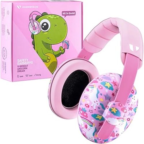 Vanderfields Baby Ear Protection Toddler - Baby Ear Muffs Noise Protection Infant - 21dB NRR - Age 3 Months / 2 Years