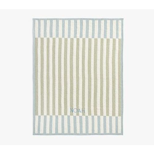 Cozy Striped Baby Blanket , Citrus