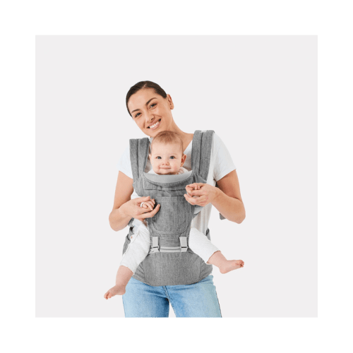 Baby Carrier & Hip Seat - Grey - One Size