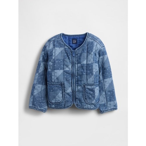 Baby & Toddler Quilted Patchwork Denim Jacket