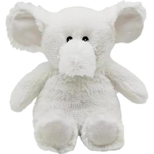 warmies White Elephant Microwavable, Hot or Cold for Cool Relaxation and Warm Relief, Lavender Scented Cozy Plush Animal