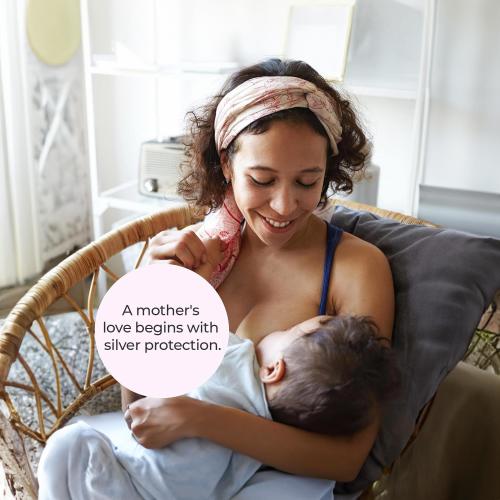 Original Silver Nursing Cups| Nipple Shields for Nursing Newborn| Breastfeeding Essentials| Newborn Mum Gift | Nipple Covers| 999k Silver