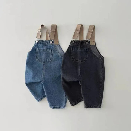 Retro Denim Suspenders Overall – Teeny Mini Me