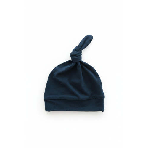 Solid Dark Navy Bamboo Knotted Hat
