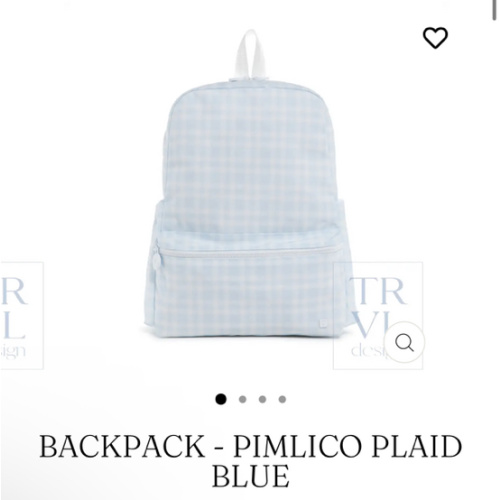 Backpack - Pimlico Plaid Blue