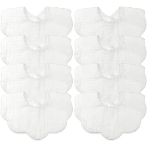 Baby Bibs Muslin Drool Teething Drooling Bibs for Baby Girl Boy Muslin Cotton