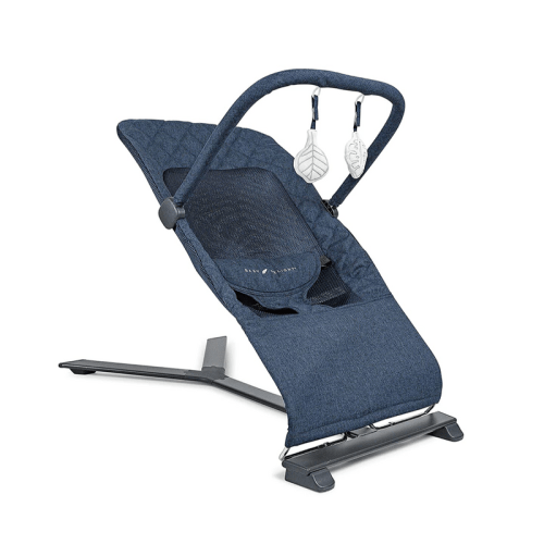 Baby Delight Alpine Deluxe Portable Bouncer, Quilted Indigo