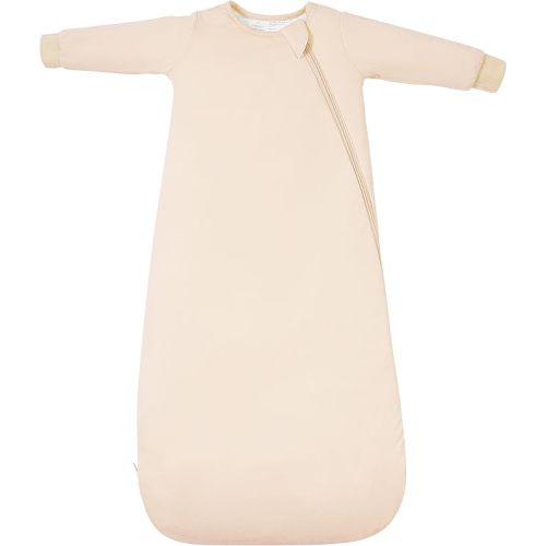 Baby Sleep Sack Long Sleeve Wearable Blanket 1.0 TOG, Premium Soft Infants Warm Sleeping Bags with 2-way Zippers