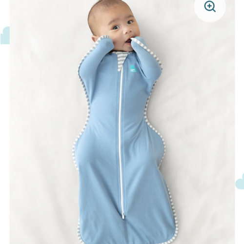 Swaddle Up™ 1.0 TOG Cotton Dusty Blue - Size Small