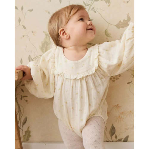 FRANCES PLAYSUIT - 3-6m / vintage ditsy
