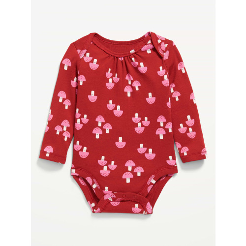 Printed Long-Sleeve Bodysuit for Baby