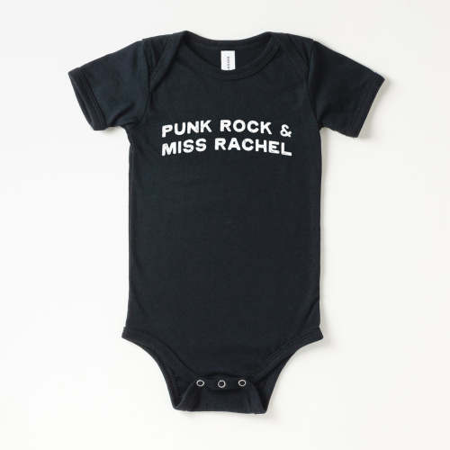 Punk Rock & Miss Rachel Baby Onesie | All The Small Tees