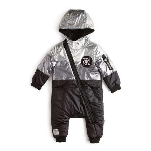Nununu Puffy Trio Overall - Black/Silver