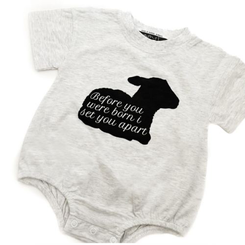Before You Were Born Lamb Bubble Bodysuit