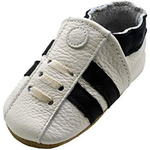 iEvolve Baby Leather Shoes Soft First Walker Shoes Crib Shoes Moccasins for Toddlers