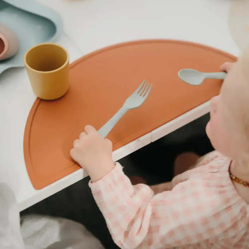 Mushie - Dinnerware Fork and Spoon Set