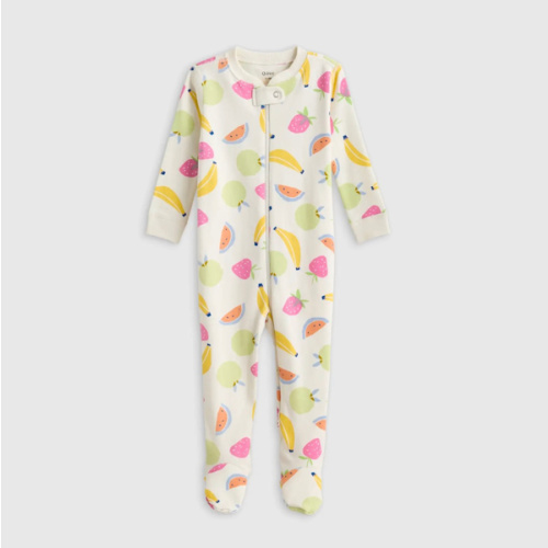 100% Organic Cotton Footie Pajama in Fruit