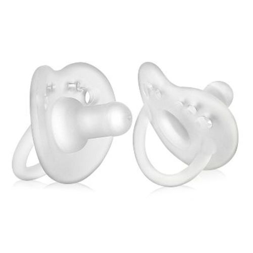 Evenflo Feeding Balance + Stage 1 Cylindrical Silicone Pacifier - 0 Months+ 6ct