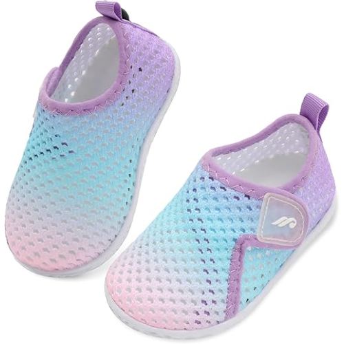 JIASUQI Baby Boys Girls Barefoot Swim Pool Water Shoes Beach Walking Sandals Athletic Sneakers