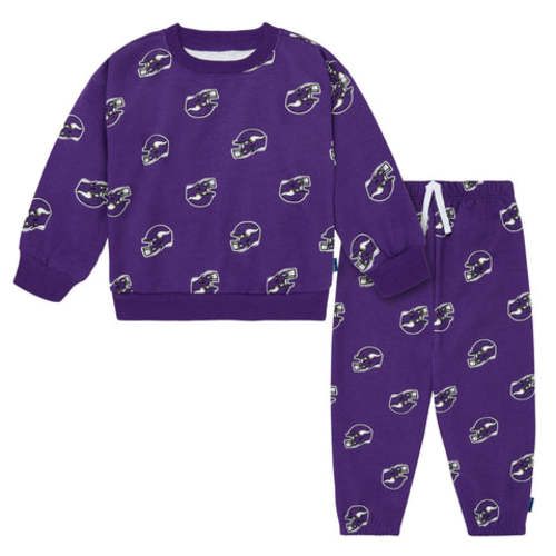 2-Piece Infant & Toddler Minnesota Vikings Sweatshirt and Pant Set