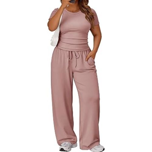 Chulianyouhuo Plus Size 2 Piece Sets for Women Airport Travel Outfits