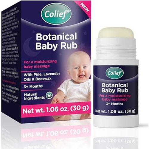 Colief Botanical Baby Rub | Natural Chest Rub for Babies | Soothing Lavender & Pine | Convenient Stick Format | Suitable From 3+ Months | 1.05 oz (30 g)