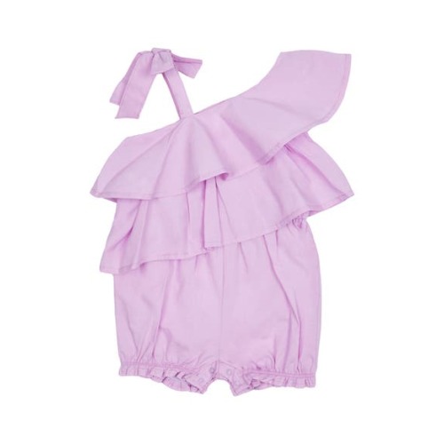 Habitual Kids Ruffle One-Shoulder Romper