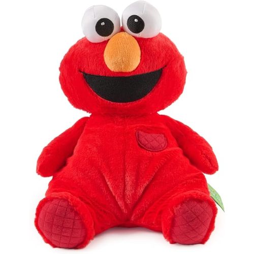 GUND Sesame Street Official Oh So Snuggly Elmo Plush, Plush Muppet, Sensory Toy, Sesame Street Stuffed Animals for Babies and Infants, Red, 12.5”