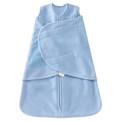 HALO Innovations Sleepsack Micro-Fleece Swaddle Wrap - Baby Blue S