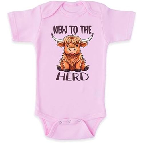 hrcfbk Newborn Baby Boys Girls Clothes Cute Funny Bodysuit Rompers Newborn Baby Announcement Coming Home Outfit