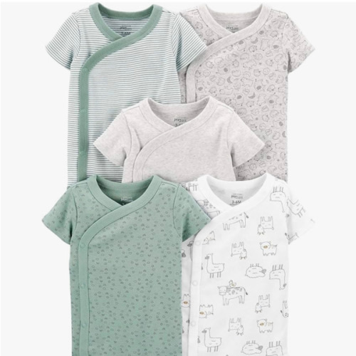 Simple Joys by Carter's unisex-baby 5-pack Side Snap Short-sleeve Bodysuit