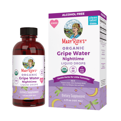 MaryRuth Organics USDA Organic Herbal Blend for Babies with Ginger, Lemon Balm & Fennel Seed, Vegan, 4 oz