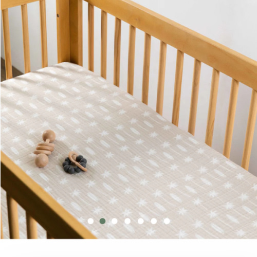 Babyletto Crib Sheet in GOTS Certified Organic Muslin Cotton