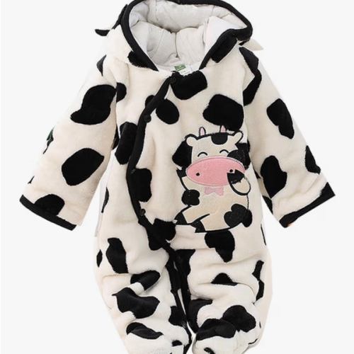 Gaorui Newborn Baby Jumpsuit Outfit Hoody Coat Winter Infant Rompers Toddler Clothing Bodysuit