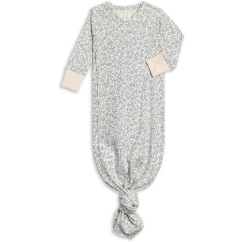 Colored Organics Unisex Newborn Organic Cotton Knotted Gown