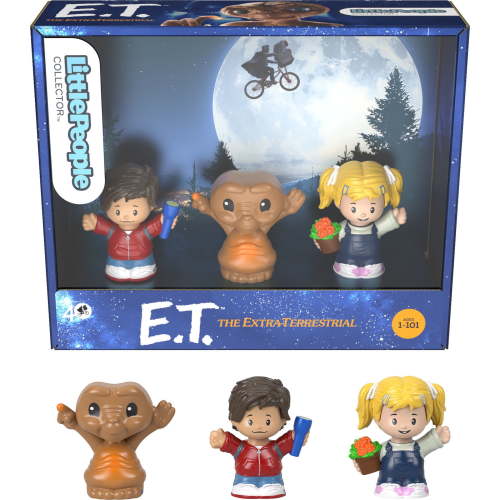 Free Shipping! Little People Collector E.T. The Extra-Terrestrial Special Edition Figure Set for Adults Fans