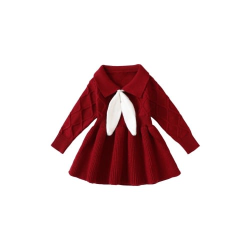 Yara Long Sleeve Cotton Sweater Dress