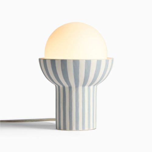 West Elm Kids x PBK Striped Ceramic Table Lamp