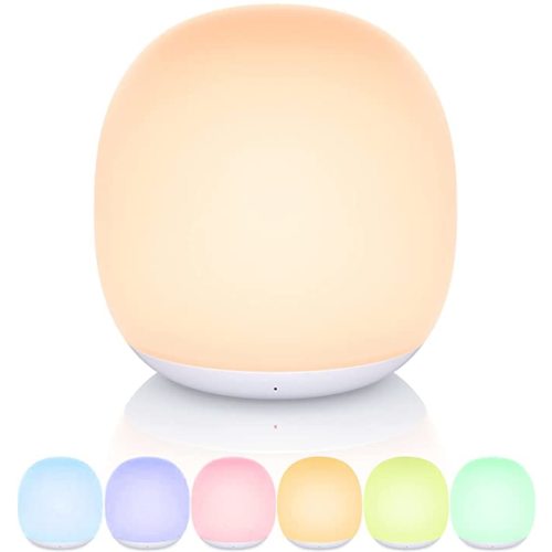 Night Light for Kids Room, EASEMO Baby Night Light with Touch Control, Rechargeable Magnetic Nursery Lamp with RGB Color & Stepless Dimming with 1 Hour Timer for Breastfeeding Bedroom, Child Gifts