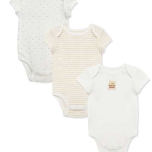Gentle Bear 3-Pack Bodysuits