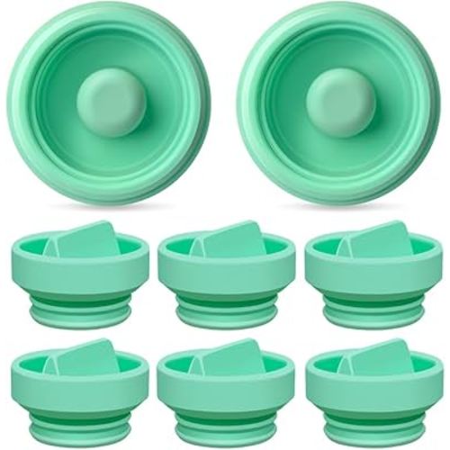 TB Tbuymax 2pc Diaphragm and 6pc Duckbill Valves Compatible with Elvie Stride Breast Pump Parts, Replace for Elvie Stride Pump Not Original Pump Seals Membrane Accessories