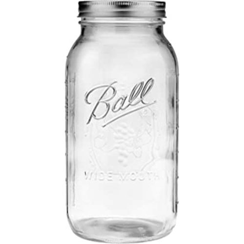 Ball 1 64oz Wide Mouth Half Gallon Mason Jar