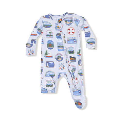 Lake Stickers - 2 Way Zipper Footie