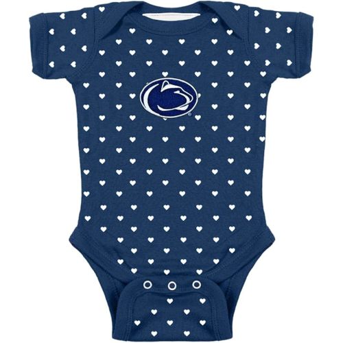 Two Feet Ahead Hearts Baby Bodysuit Creeper Baby Girl Clothes Newborn Infants Sizes 0-3M 6M 12M
